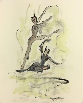Dance Original Art - Danseurs, Hozamme, c.1950