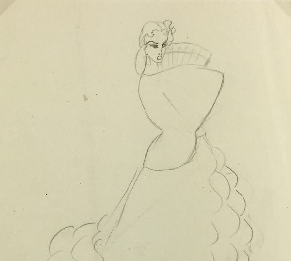 Dance Original Art - Pencil - Dance, 1950