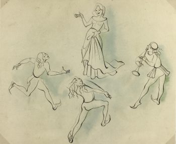 Dance Original Art - Dance, Belgium, c.1930