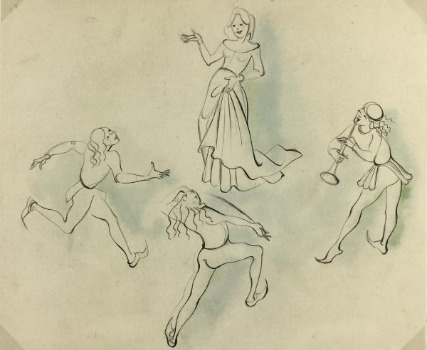 Dance Original Art - Dance, Belgium, c.1930