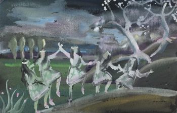 Dance Original Art - Dancing, Gisele Tanahias, c.1975