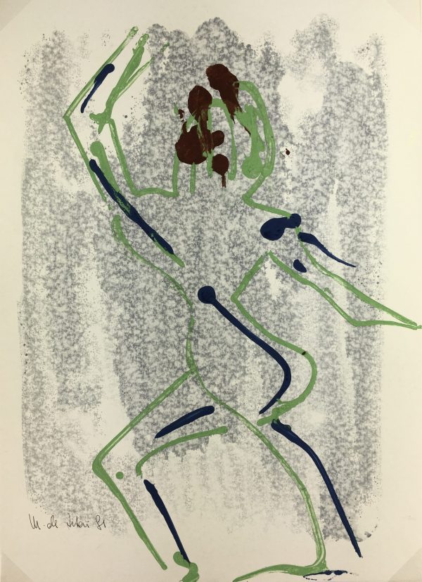 Dance Original Art - Dancer, Michel de Diferi, 1981