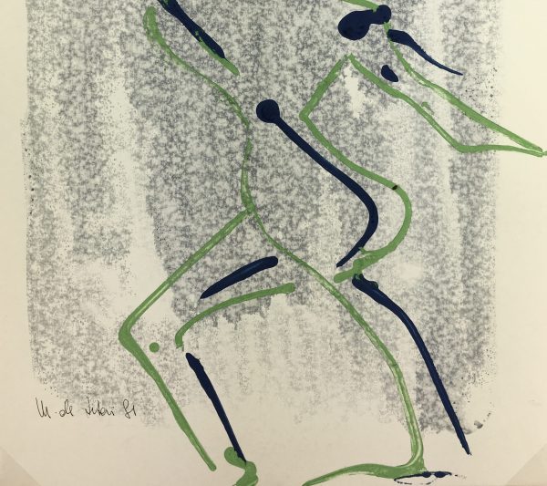 Dance Original Art - Dancer, Michel de Diferi, 1981