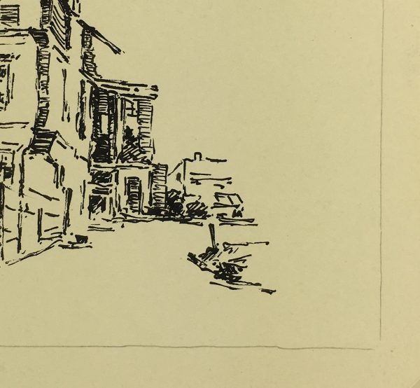 Places Drawings Original Art - Town, Orscha, 1942