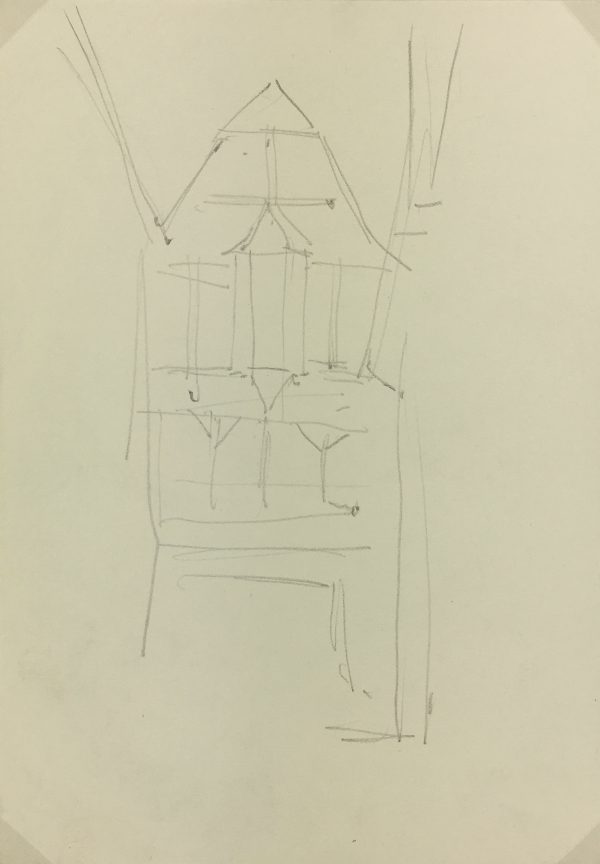 Places Drawings Original Art - Old Building, c.1930