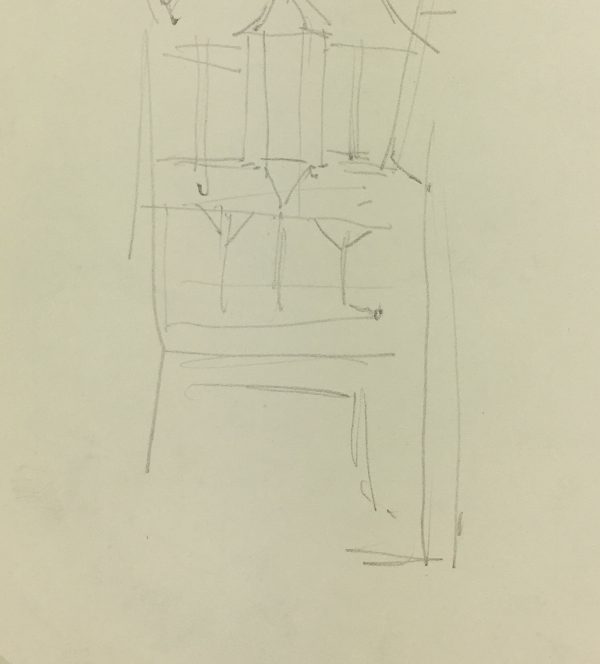 Places Drawings Original Art - Old Building, c.1930