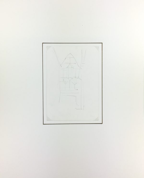 Places Drawings Original Art - Old Building, c.1930