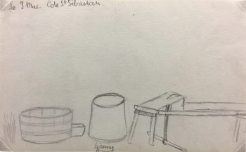 Drawings Original Art - St. Sebastien, G. Jessing, c.1920