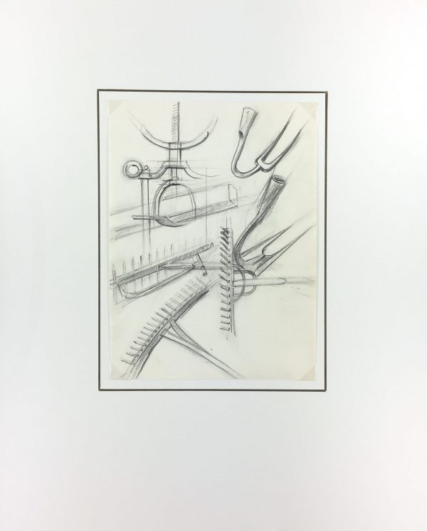 Drawings Original Art - Drawing - Tools, c.1970