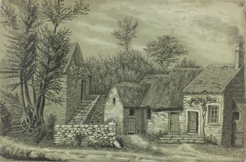 Drawings Original Art - Chanbeauville, (Barbizon, Nemours), 1864