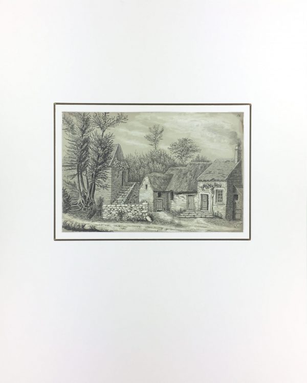 Drawings Original Art - Chanbeauville, (Barbizon, Nemours), 1864