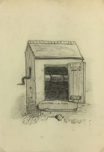 Drawings Original Art - Pencil - Well, c.1930