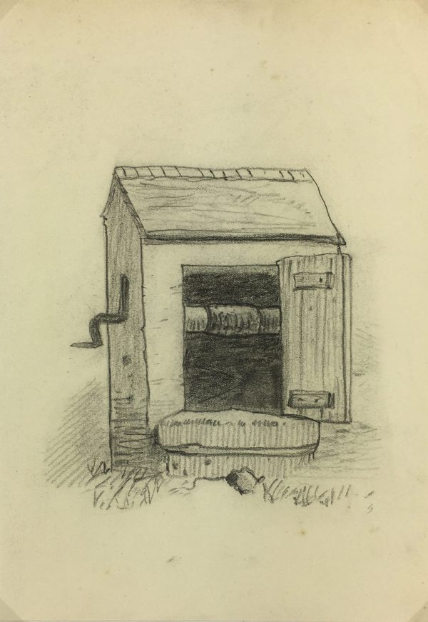 Drawings Original Art - Pencil - Well, c.1930