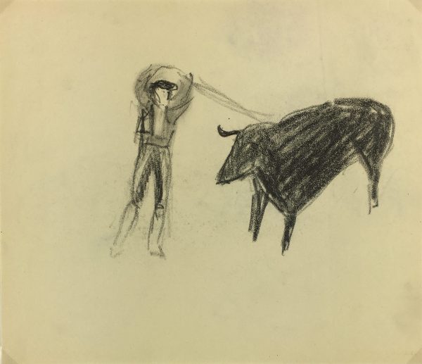Spain Original Art - Pencil - Bull Fighting, c.1930