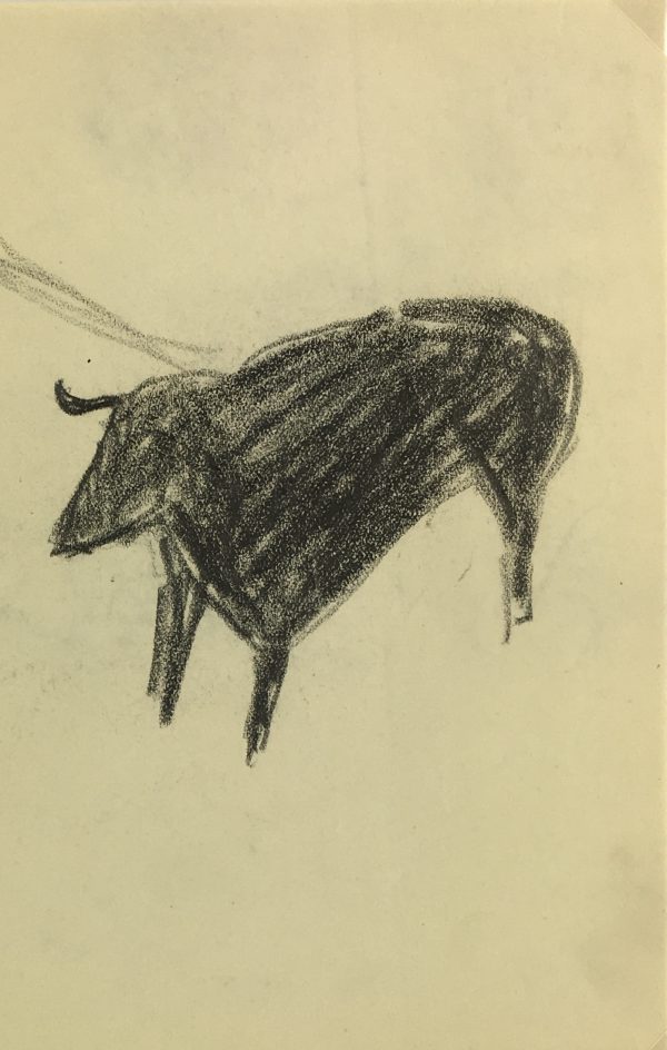 Spain Original Art - Pencil - Bull Fighting, c.1930