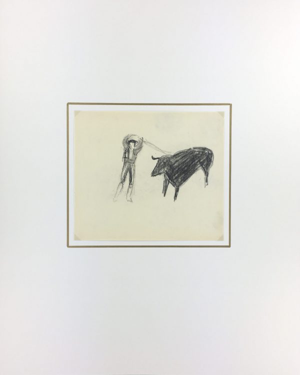 Spain Original Art - Pencil - Bull Fighting, c.1930