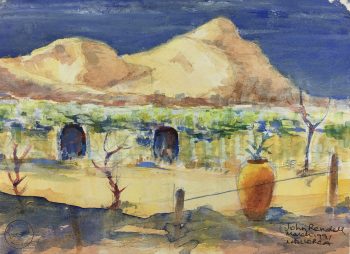 Spain Original Art - Mallorca , John Rendell, 1991