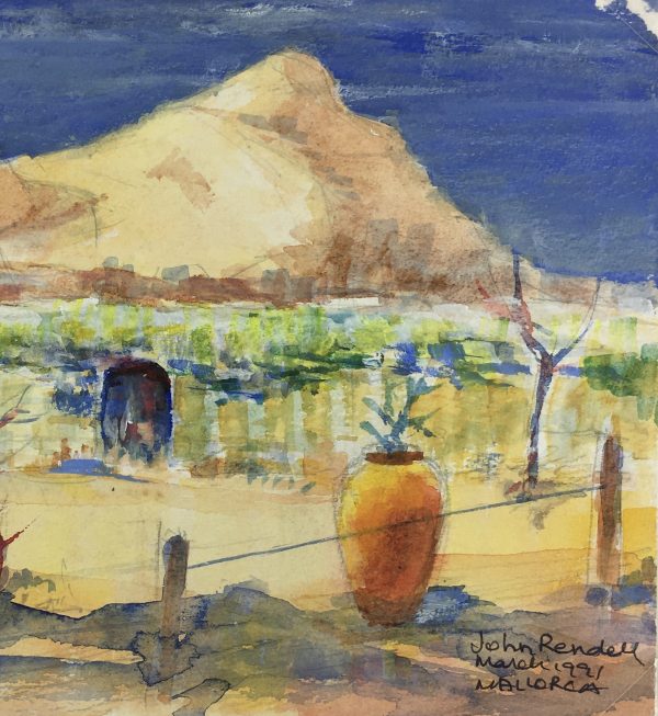 Spain Original Art - Mallorca , John Rendell, 1991