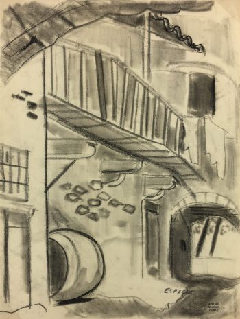 Spain Original Art - Spain, Maurice Porte, c.1990