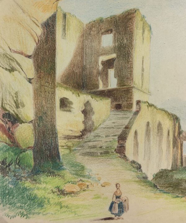 Europe Original Art - Old Times, M. Joyet, 1942