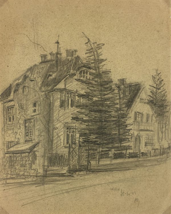 Europe Original Art - Vienna (Wien), Signed, 1943