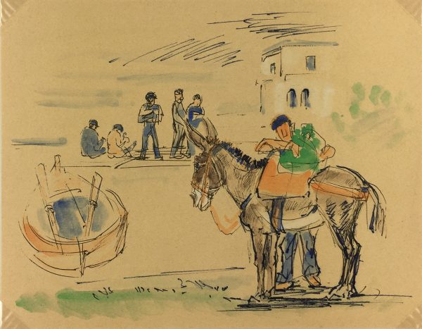 Europe Original Art - Mediterranean, I. Kaupisch von Reppert, c.1950