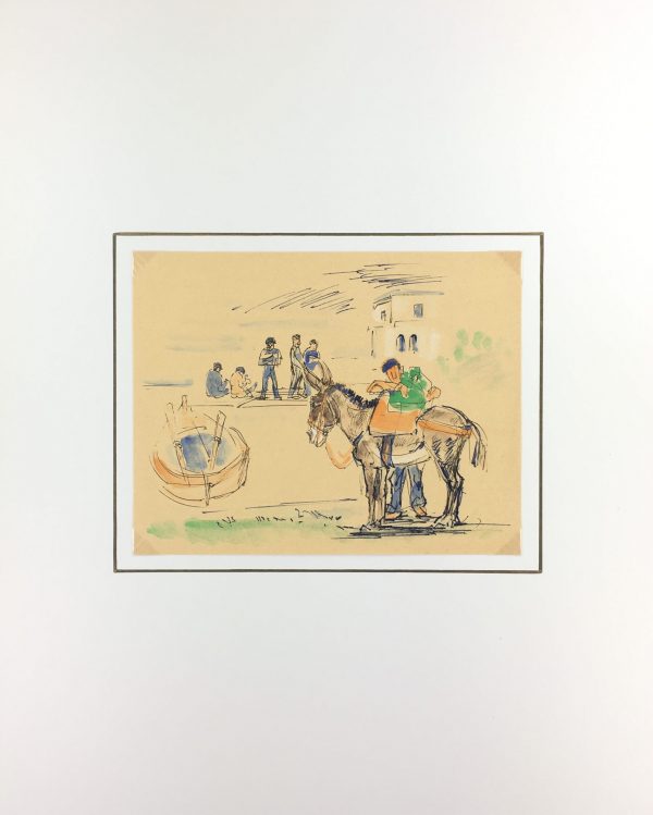 Europe Original Art - Mediterranean, I. Kaupisch von Reppert, c.1950