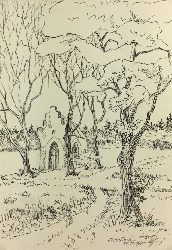 Europe Original Art - Pen & Ink - Streilach, 1991