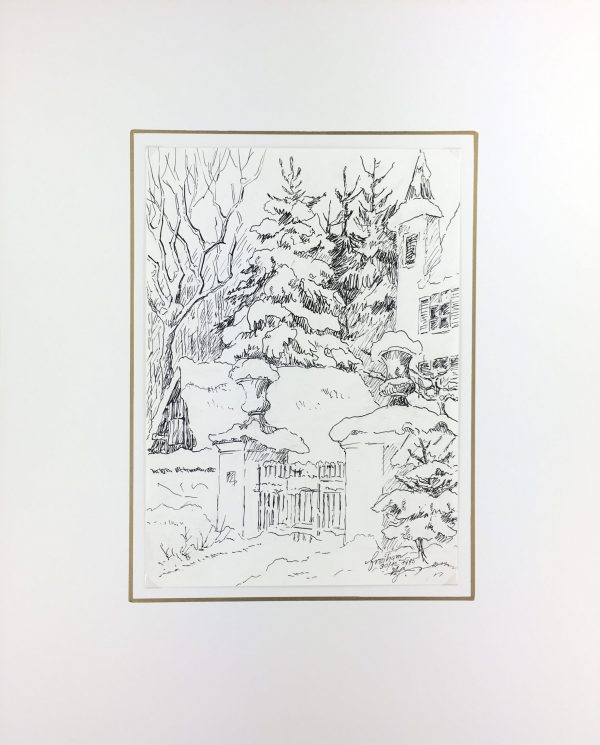Europe Original Art - Pen & Ink - Freiham, 1995