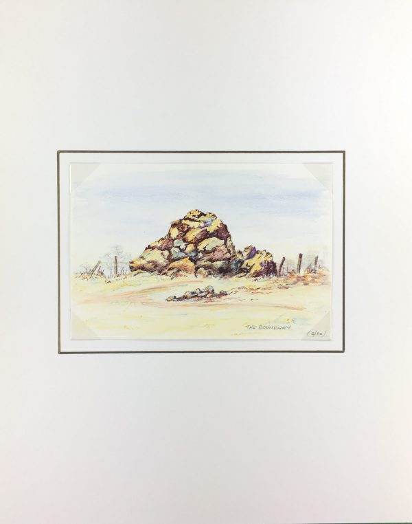 Europe Original Art - The Boundary, (English), 1980