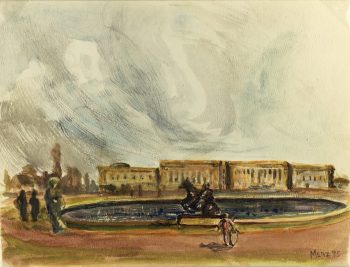 Europe Original Art - Palace, D. Merz, 1995