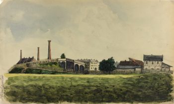 Europe Original Art - Hirscgarten (Munich), E. Wollenweber, 1903