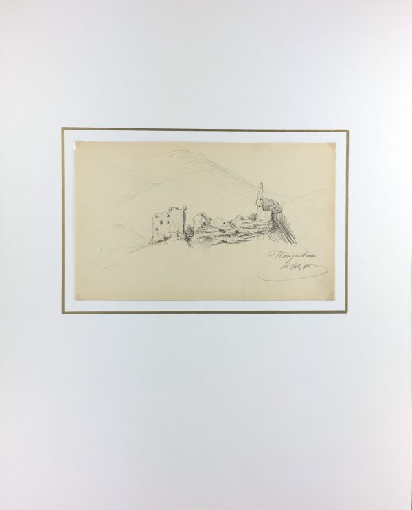 Europe Original Art - Wasigenstein, Germany, E. Wollenweber, 1890