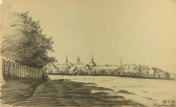 Europe Original Art - Hirscgarten (Munich), E. Wollenweber, 1903