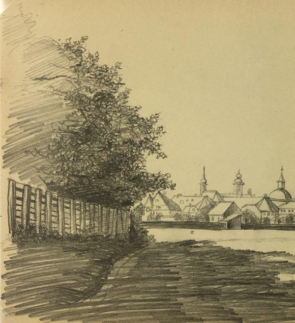 Europe Original Art - Hirscgarten (Munich), E. Wollenweber, 1903