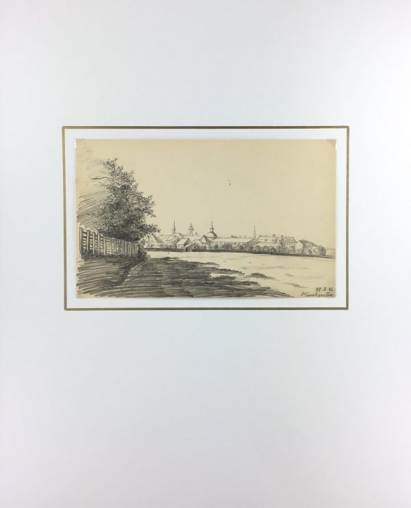 Europe Original Art - Hirscgarten (Munich), E. Wollenweber, 1903