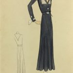 Fashion Original Art - Hand Colored - Fashion Sketches, c.1920