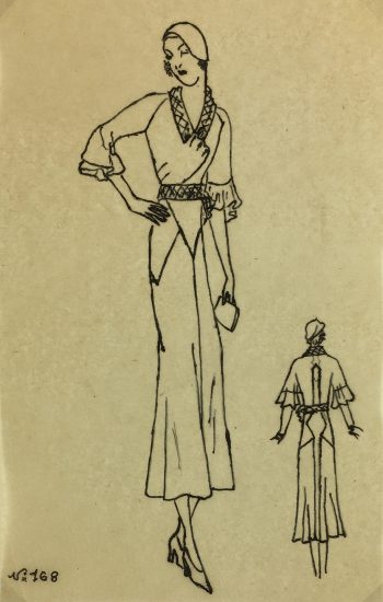 Fashion Original Art - French Fashion, c.1930