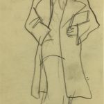 Fashion Original Art - Pencil - Fashion, Albert Vialé, c.1930