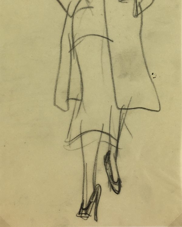 Fashion Original Art - Pencil - Fashion, Albert Vialé, c.1930