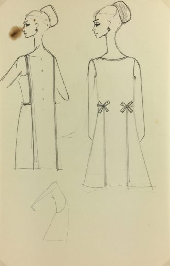 Fashion Original Art - Haute Couture, Matta Fashion House, c.1960