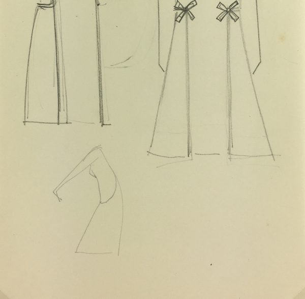 Fashion Original Art - Haute Couture, Matta Fashion House, c.1960
