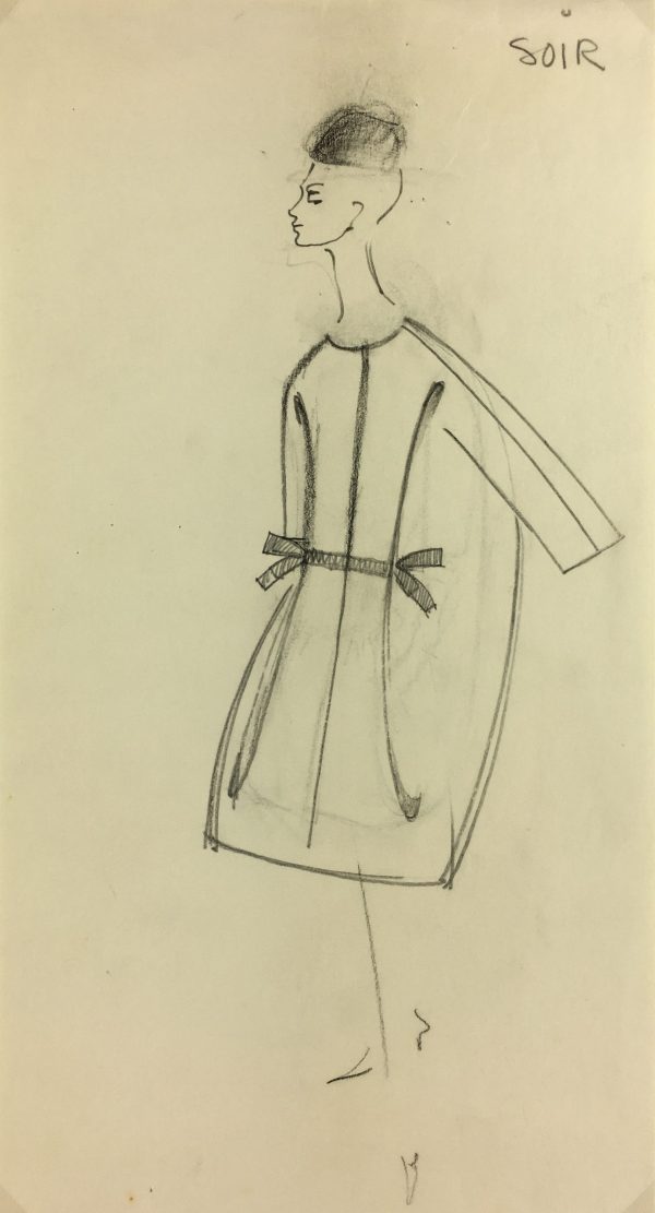 Fashion Original Art - Haute Couture, Matta Fashion House, c.1960