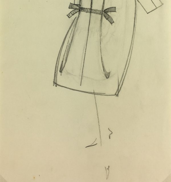 Fashion Original Art - Haute Couture, Matta Fashion House, c.1960