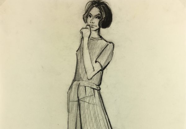 Fashion Original Art - Fashion, Winckler, c.1960