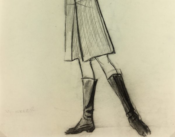 Fashion Original Art - Fashion, Winckler, c.1960
