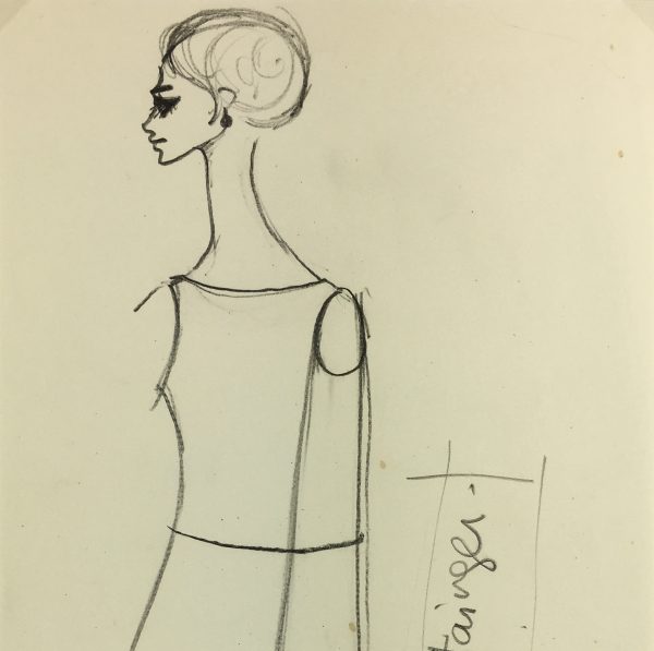Fashion Original Art - Haute Couture, Matta Fashion House, c.1960
