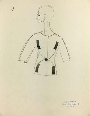 Fashion Original Art - Haute Couture, Matta Fashion House, c.1960