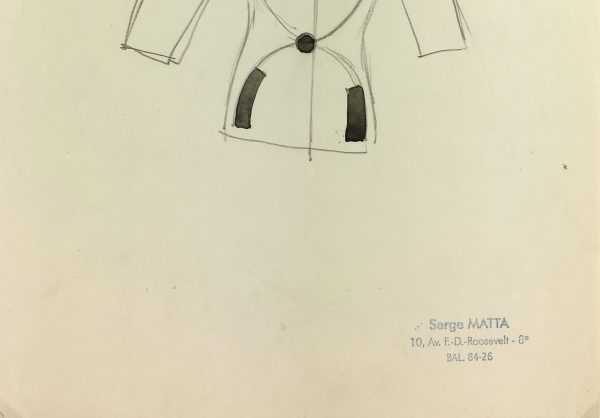 Fashion Original Art - Haute Couture, Matta Fashion House, c.1960