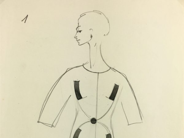 Fashion Original Art - Haute Couture, Matta Fashion House, c.1960